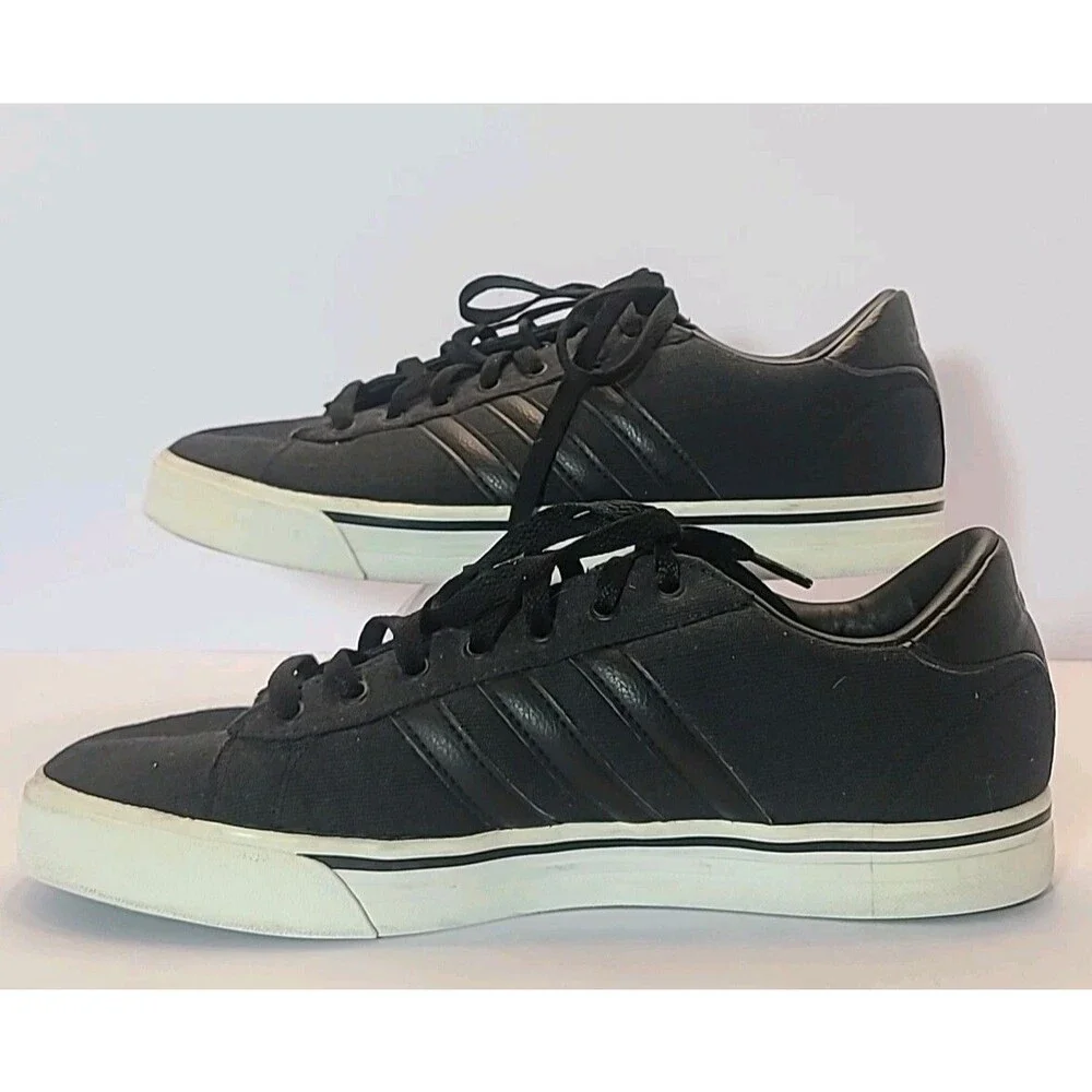 Adidas Cloudfoam Super Daily Men’s Size 9.5 BB9873 Core Black Streetwear Casual